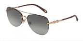 Tiffany TF3054B 61053C bronze copper grey gradient sunglasses