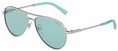 Tiffany TF3062 6136D9 SILVER/Blue Gradient sunglasses