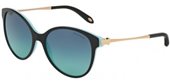 Tiffany TF4127F 80559S black azure gradient blue sunglasses