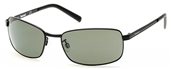 Timberland TB9099 02R	matte black / green polarized sunglasses