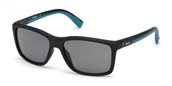 Timberland TB9115 05D black/other / smoke polarized sunglasses