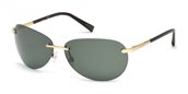 Timberland TB9117 33R gold/other / green polarized sunglasses
