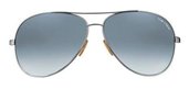 Tom Ford FT0035 Charles 753 Palladium Frame With Striped Black Temple Tip And Smoke Gradient Lens sunglasses