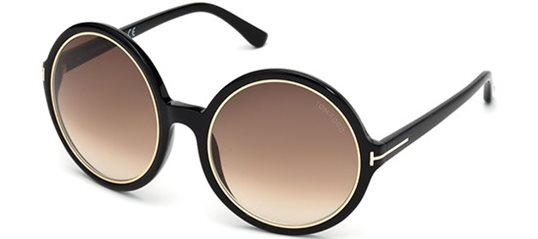 Tom Ford FT0268 Carrie 01F Black Sunglasses