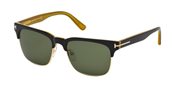 Tom Ford FT0386 05N Black/Other / Green sunglasses