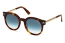 Tom Ford FT0435 JANINA 52P	dark havana / gradient green sunglasses