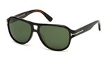 Tom Ford FT0446 Dylan 05N	black/other / green sunglasses