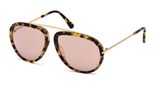 Tom Ford FT0452 STACY STACY 53Z	blonde havana / gradient sunglasses