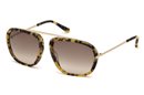 Tom Ford FT0453 JOHNSON 53F	blonde havana / gradient brown sunglasses