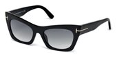 Tom Ford FT0459 KASIA 05B	black/other / gradient smoke sunglasses