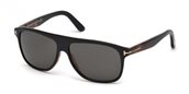 Tom Ford FT0501 INIGO 05A black/other / smoke sunglasses