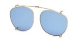 Tom Ford FT5401-CL 28V shiny rose gold / blue sunglasses