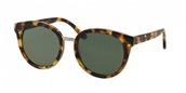 Tory Burch TY7062 11509A havana/green solid polarized sunglasses