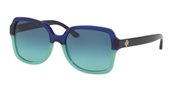 Tory Burch TY7102 12404S blue blue teal gradient Sunglasses