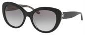 Tory Burch TY7121 165311 BLACK/BLACK WHITE ZIG ZAG PRIN sunglasses