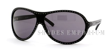 Valentino 5534/S 807ON smoke shiny black  Sunglasses