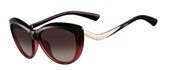Valentino V632SR 614 Black/Burgundy sunglasses