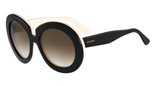 Valentino V707S (018) BLACK/IVORY sunglasses