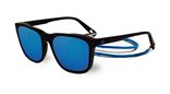 Vuarnet ALAIN BLACK / PURE GREEN BLUE FLASHED sunglasses