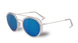 Vuarnet EDGE ROUND WHITE / GREY POLAR BLUE FLASH sunglasses