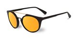 Vuarnet ROUND CABLE CAR BLACK / PURE BROWN GOLD FLASHED sunglasses