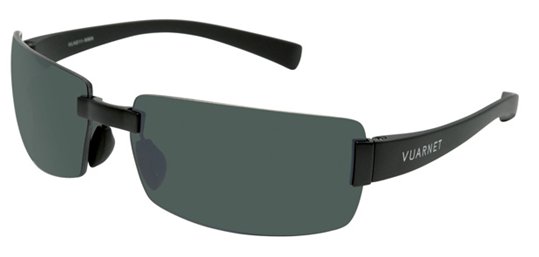 Vuarnet VL211 Black Polycarbonate Lenses PC3000 Sunglasses