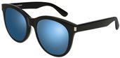 Yves Saint Laurent SL 101/K 001 BLUE sunglasses