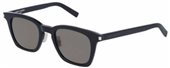 Yves Saint Laurent SL 138 SLIM 001 Black / Smoke sunglasses