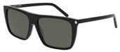 Yves Saint Laurent SL 156/F 001 Black / Grey sunglasses