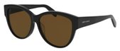 Yves Saint Laurent SL 162/F 001 Brown / Black sunglasses