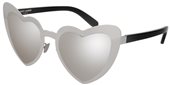 Yves Saint Laurent SL 196 LOULOU 001 SILVER sunglasses