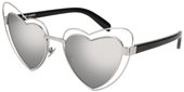 Yves Saint Laurent SL 197 LOULOU 001 SILVER sunglasses