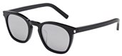 Yves Saint Laurent SL 28/F 001 GREY MIRROR sunglasses