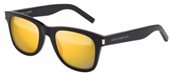 Yves Saint Laurent SL 51 SURF/F 001 Black / Gold Mirror sunglasses