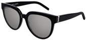 Yves Saint Laurent SL M28 002 SILVER sunglasses